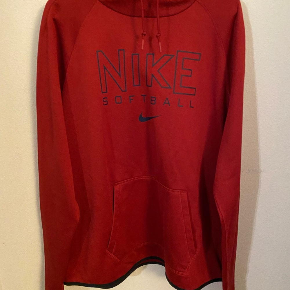 Nike Men's Red Softball Hoodie